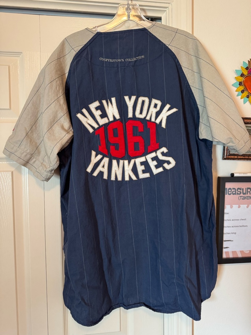 Mirage First String Cooperstown Vintage New York Yankees Jersey 1961 XL NYY